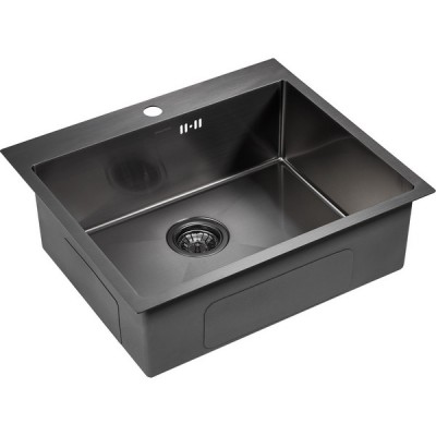 Мойка Paulmark Brim PM215951-GM, вороненая сталь Мойка Paulmark Brim PM215951-GM, вороненая сталь