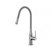 Смеситель Omoikiri Yatomi-BN-GR латунь/нержавеющая сталь/серый (4994251)