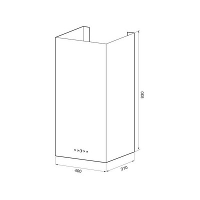 Вытяжка KRONA DITA R 400 inox PB Вытяжка KRONA DITA R 400 inox PB