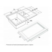 Мойка Paulmark Flugen 60/1,5 PM237850-GR, серый