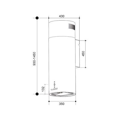 Вытяжка EXITEQ EX-1546 black Вытяжка EXITEQ EX-1546 black