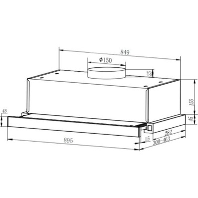 Вытяжка Faber AMPIRA WH 90 (315.0702.963) Вытяжка Faber AMPIRA WH 90 (315.0702.963)