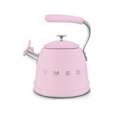Чайник со свистком SMEG WKF01PK розовый Чайник со свистком SMEG WKF01PK розовый