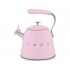 Чайник со свистком SMEG WKF01PK розовый Чайник со свистком SMEG WKF01PK розовый