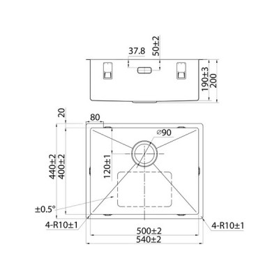 Мойка IDDIS Edifice нерж. сталь, матовое золото, EDI54B0i77 Мойка IDDIS Edifice нерж. сталь, матовое золото, EDI54B0i77