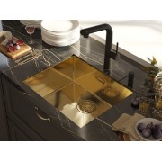 Мойка IDDIS Edifice нерж. сталь, матовое золото, EDI54B0i77