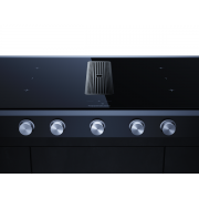 Варочная панель Kuppersbusch KMI 9850.1 SR-E Silver Chrome индукционная с вытяжкой