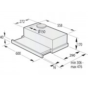 Вытяжка Gorenje TH64E3SGB