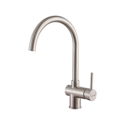 Смеситель Paulmark Bend Be212066-SS, нержавеющая сталь Смеситель Paulmark Bend Be212066-SS, нержавеющая сталь