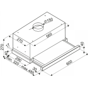 Вытяжка BRANDT BHT2611B