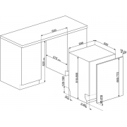 Посудомоечная машина SMEG STL7324AQL