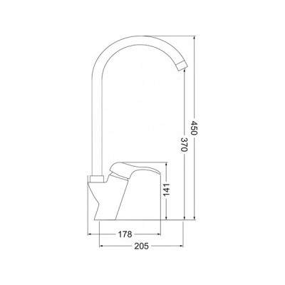 Смеситель Emar ЕС - 3002 Chrome Смеситель Emar ЕС - 3002 Chrome