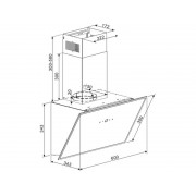 Вытяжка MAUNFELD EAGLE 850 60 Glass Black