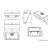 Вытяжка Falmec FLIPPER WHITE 85