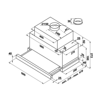 Вытяжка MAUNFELD GALAXY 60 белый Вытяжка MAUNFELD GALAXY 60 белый