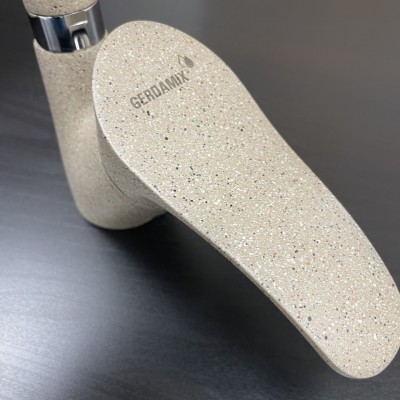 Смеситель МРАМОР Crema песочный GR 302 Смеситель МРАМОР Crema песочный GR 302