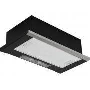 Вытяжка KRONA Kamilla slim 600 black/inox (2 мотора)