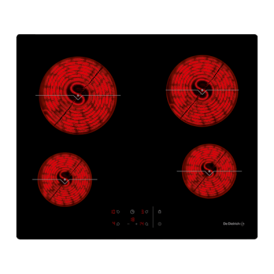 Варочная панель De Dietrich DPV7650B электрическая Варочная панель De Dietrich DPV7650B электрическая