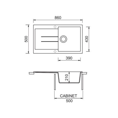 Мойка "Longran" Amanda AMG860.500 - 38 Terra Мойка "Longran" Amanda AMG860.500 - 38 Terra