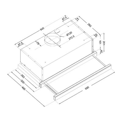 Вытяжка Evelux Tel 60 I Вытяжка Evelux Tel 60 I