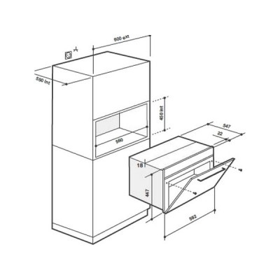 СВЧ - печь De Dietrich DKC7340BB СВЧ - печь De Dietrich DKC7340BB