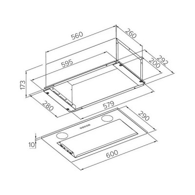 Вытяжка MEFERI INBOX60WH POWER Вытяжка MEFERI INBOX60WH POWER