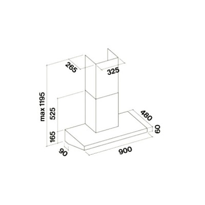 Вытяжка Falmec MARTE PRO 120 Вытяжка Falmec MARTE PRO 120