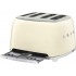 Тостер на 4 ломтика SMEG TSF03CREU кремовый Тостер на 4 ломтика SMEG TSF03CREU кремовый
