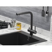 Смеситель Paulmark Skalen Sk213020-418, черный металлик