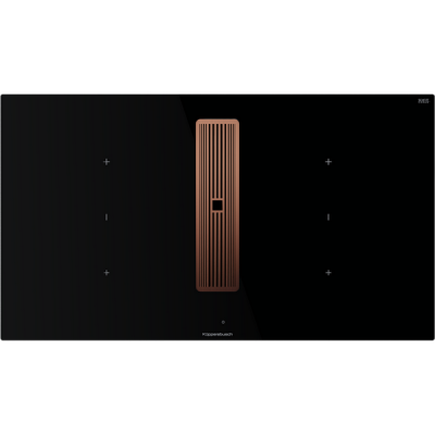 Варочная панель Kuppersbusch KMI 9350.0 SR Copper индукционная с вытяжкой Варочная панель Kuppersbusch KMI 9350.0 SR Copper индукционная с вытяжкой