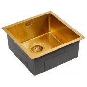 Мойка Paulmark Aller PM904444-BG, брашированное золото