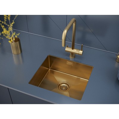 Мойка Paulmark Aller PM904444-BG, брашированное золото Мойка Paulmark Aller PM904444-BG, брашированное золото