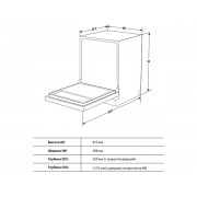 Посудомоечная машина Toshiba DW-14B4(B)-RU