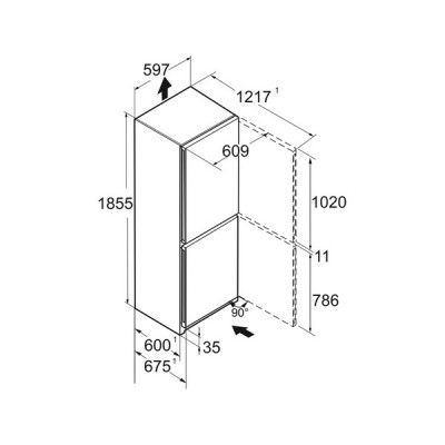 Холодильник Liebherr CBNbdc 573i-22 001 Холодильник Liebherr CBNbdc 573i-22 001