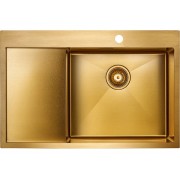 Мойка Paulmark Elde PM807851-BGR, брашированное золото