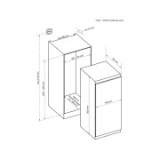 Холодильная камера De Dietrich DRL1247ES встраиваемая