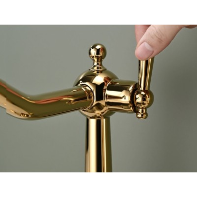 Смеситель Paulmark Retro Re213226-G, золото Смеситель Paulmark Retro Re213226-G, золото