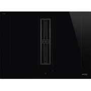 Варочная панель с встр. вытяжкой SMEG HOBD472D индукционная