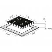 Варочная панель MAUNFELD EGHG.64.2CBGG газовая