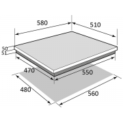 Варочная панель Brandt BPG6414B газовая