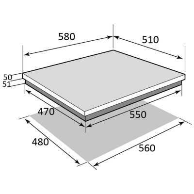 Варочная панель Brandt BPG6414B газовая Варочная панель Brandt BPG6414B газовая