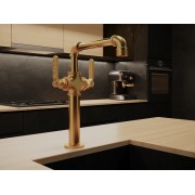 Смеситель Paulmark Loft Lo226006-G, золото