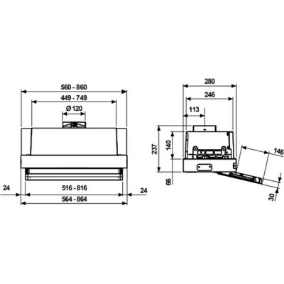 Вытяжка De Dietrich DHT3622X Вытяжка De Dietrich DHT3622X