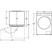 Стирально-сушильная машина MAUNFELD MFWD14106S04