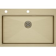 Мойка Paulmark Vast-pro PM707551-BG, брашированное золото