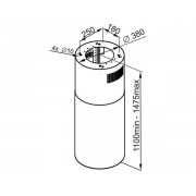 Вытяжка MAUNFELD LEE ISLA 39 черный