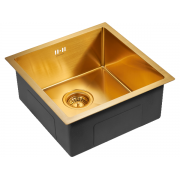 Мойка Paulmark Gerberg PM214444-BG, брашированное золото