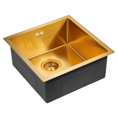 Мойка Paulmark Gerberg PM214444-BG, брашированное золото Мойка Paulmark Gerberg PM214444-BG, брашированное золото