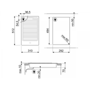 Гриль-барбекю SMEG PGF30B электрический