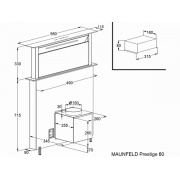 Вытяжка MAUNFELD Prestige 60 чёрный